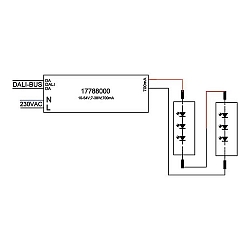 LED str�mforsyning DALI styrbar, d�mpbar