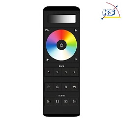 LED 4 zones remote control RGBW, with scene memory