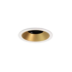 Indbygnings loftlampe BINATO svingbar, drejelig, direkte IP20, guld d�mpbar