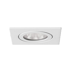 Downlight 4VA stiv, firkantet GX5,3 IP65, hvid d�mpbar