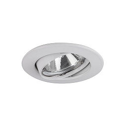 Downlight rund, svingbar GU10 IP20, hvid d�mpbar