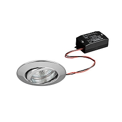 Downlight rund, svingbar IP20, chrom 