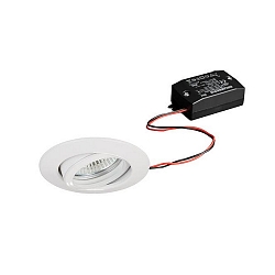 Downlight rund, svingbar IP20, hvid 