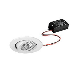 Downlight rund, inkl. driver IP20, hvid 