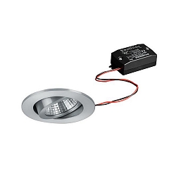 Downlight rund, inkl. driver IP20, aluminum mat 