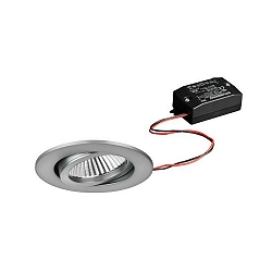 Downlight BB03 rund, svingbar IP20, nikkel mat 