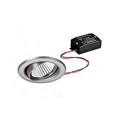 Downlight BB09 firkantet, svingbar IP20, rustfrit st�l 