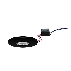 Recessed LED downlight ADAPT, 230V, 3W 3000K 290lm, black