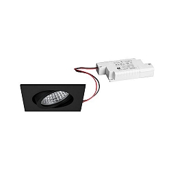 Indbygningslampe TIRREL-S firkantet, svingbar IP20, hvid d�mpbar 6W 680lm 3000K 38� 38� CRI >80