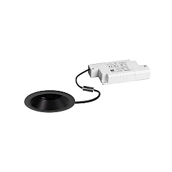 Indbygnings loftlampe BINATO svingbar, drejelig, direkte IP20, sort d�mpbar
