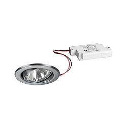 Indbygget spotlys BRONNY LED PHASE-DIM rund, svingbar, inkl. driver, s�t med 1 IP20, chrom mat d�mpbar
