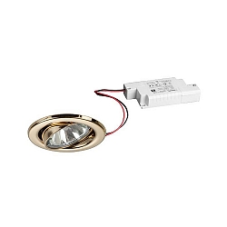 Indbygget spotlys BRONNY LED PHASE-DIM rund, svingbar, inkl. driver, s�t med 1 IP20
