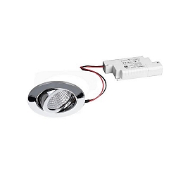 Downlight rund, d�mpbar IP20, chrom d�mpbar