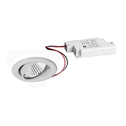 Downlight BB09 rund, d�mpbar IP20, hvid d�mpbar