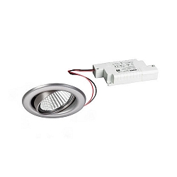 Downlight BB09 rund, d�mpbar IP20, rustfrit st�l d�mpbar