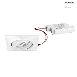 recessed luminaire BB 14 swivelling, square LED IP20, white dimmable 6W 430lm 1800-3000K 20-40 20-40 CRI 80-89