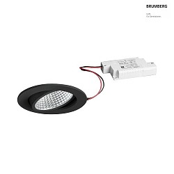 recessed luminaire IP20, black dimmable 1280lm 4000K 20-40 20-40