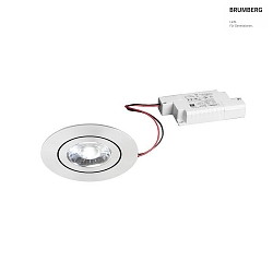 recessed luminaire IP20, glossy, transparent dimmable 6W 660lm 3000K 20-40 20-40 CRI 80-89