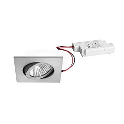 Downlight rund, Dim-To-Warm IP20, aluminum mat d�mpbar