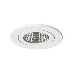 Downlight BB15 rund, d�mpbar IP54, hvid d�mpbar