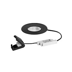 Udend�rs loftlampe BB20 rund, stiv IP65, sort mat d�mpbar