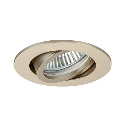 Recessed LED spot set BB18 dim2warm incl. converter, IP20, round, 230V, 6W 1800-3000K 460lm 38�, swivelling 30�