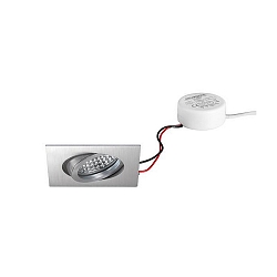 Indbygningslampe TIRREL-S firkantet, svingbar IP20, hvid d�mpbar 6W 680lm 3000K 38� 38� CRI >80