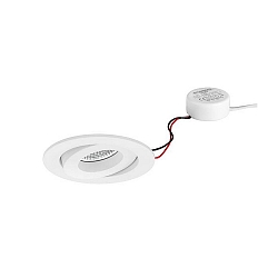 recessed luminaire IP20, glossy, white  7W 680lm 3000K 20-40� 20-40� CRI 80-89