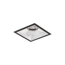 ceiling recessed luminaire APOLLO MIDI square, direct IP20, silver dimmable