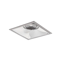 Indbygnings loftlampe APOLLO MEGA firkantet, direkte IP20, s�lv d�mpbar