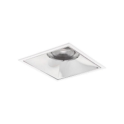 ceiling recessed luminaire APOLLO MEGA square, direct IP20, silver dimmable