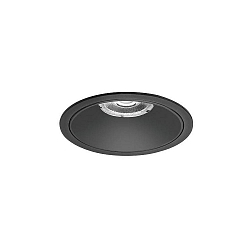 Indbygnings loftlampe DIOS MIDI rund, direkte IP20, sort 