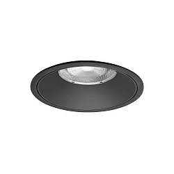 Indbygnings loftlampe DIOS MAXI rund, direkte IP20, sort d�mpbar