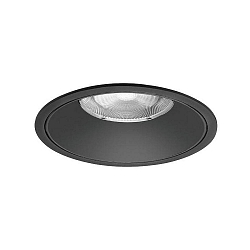 Indbygnings loftlampe DIOS MEGA rund, direkte IP20, sort d�mpbar