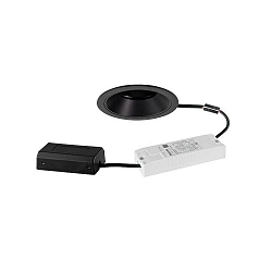 Indbygnings loftlampe BINATO svingbar, drejelig, direkte IP20, sort d�mpbar