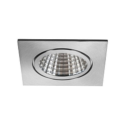 Downlight BB16 firkantet, DALI styrbar IP54, rustfrit st�l d�mpbar
