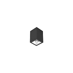 Downlight APOLLO MICRO firkantet, glat, DALI styrbar IP20, pulverlakeret, sort d�mpbar
