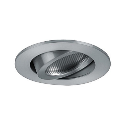 h�jttaler rund, svingbar, aluminum mat