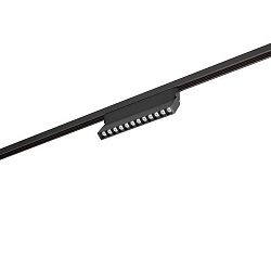 Skinne Line�rt lampe PEPA LINEAR 22.3CM TILT LENS DALI styrbar, vipbar, med linseoptik IP20, sort mat d�mpbar