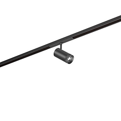 Skinne spot PEPA RONDO 25�-55� / 16W cylindrisk, DALI styrbar, fokuserbar IP20, sort mat d�mpbar