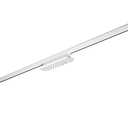 3-faset spot BALI MINI S 72�/53� DALI-2 - 29.4CM drejelig, DALI styrbar, med linseoptik IP20, s�lv mat d�mpbar