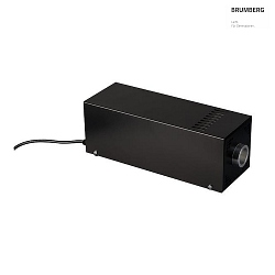 LED fibre projector FIBATEC, IP20, 230V AC, 20W 4000K, passive cooling, steel, black