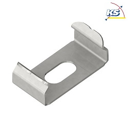 Holder set (2 items) for recessed profile P35-14, spring steel, silver