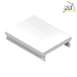 Plastic click cover for Floor recessed profile P33-12, opal