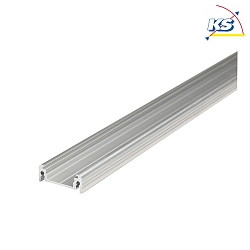 Surface mount LED profile P04-14, for LED-Strips up to 1.4cm width, 200cm, anodised alu