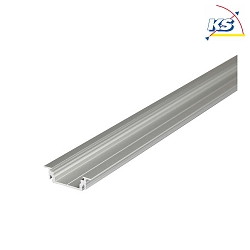Recessed profile P34-14, for LED-Strips up to 1.4cm width, 200cm, anodised alu