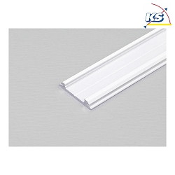 Flexible LED profile P72-12, for LED-Strips up to 1cm width, 200cm, white laquered