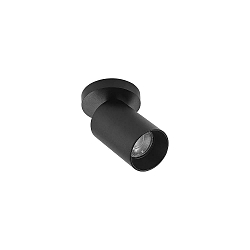 ceiling luminaire TAGES � 8CM 1 flame, large, round GU10 IP20, black matt dimmable