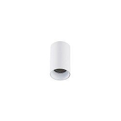 Downlight TOMEK 1-flamme, cylindrisk, overflademonteret version GU10 IP20, hvid mat d�mpbar