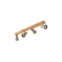 Loftlampe BOLORIA 4-flammer, justerbar E14 IP20, tr� lys d�mpbar